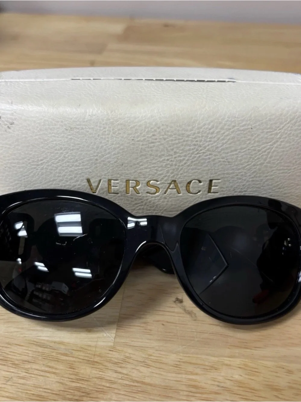 Versace Medusa Mod 4265 Iconic Archive Edition Black Gold Sunglasses Biggie